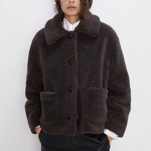Zara faux shearling jacket